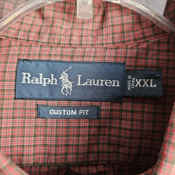 Ralph Lauren Mens Button Down Custom Fit Long Sleeve Shirt Sz XXL - Picture 11 of 11